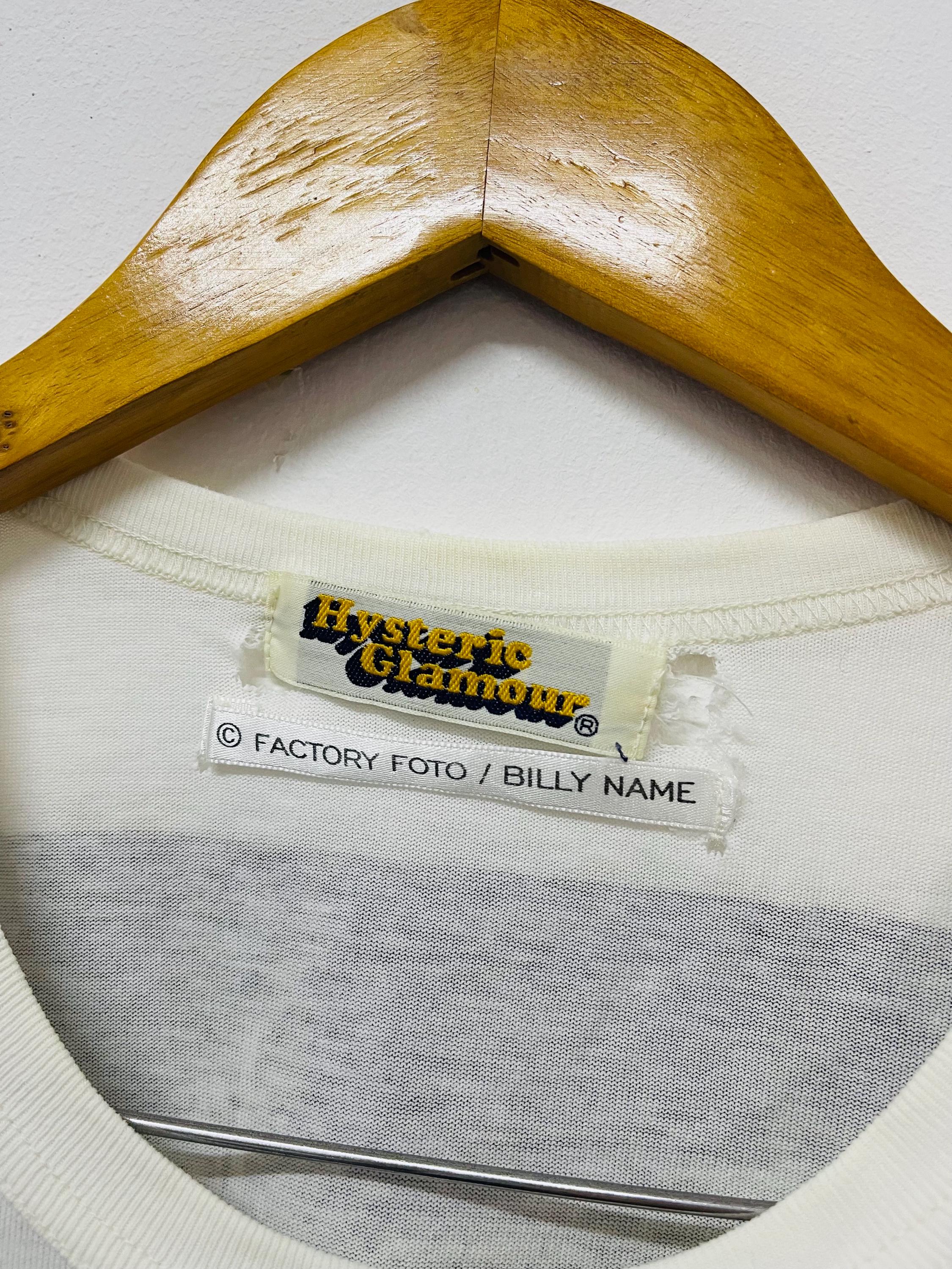即納！最大半額！ Billy : Japan Glamour Hysteric 90s Vintage Name Foto Factory トップス
