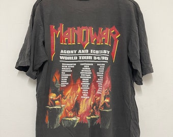 MANOWAR AGONY AND ECSTASY Tシャツ 94/95 MANOWAR AGONY AND ECSTASY Tシャツ 94/95 Vintage 1994-95