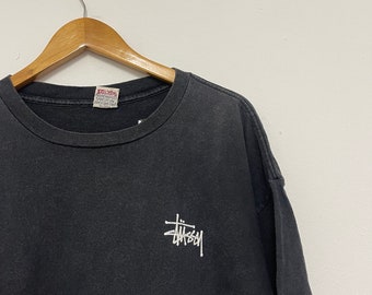 Vintage 90s Stussy “ Old Skool T-shirt / Modern Streetwear / Rare