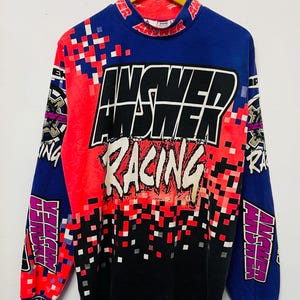 90s ANSWER RACING モトクロスシャツ ジャージー セントマイケル 90s ANSWER RACING モトクロスシャツ ジャージー セントマイケル
