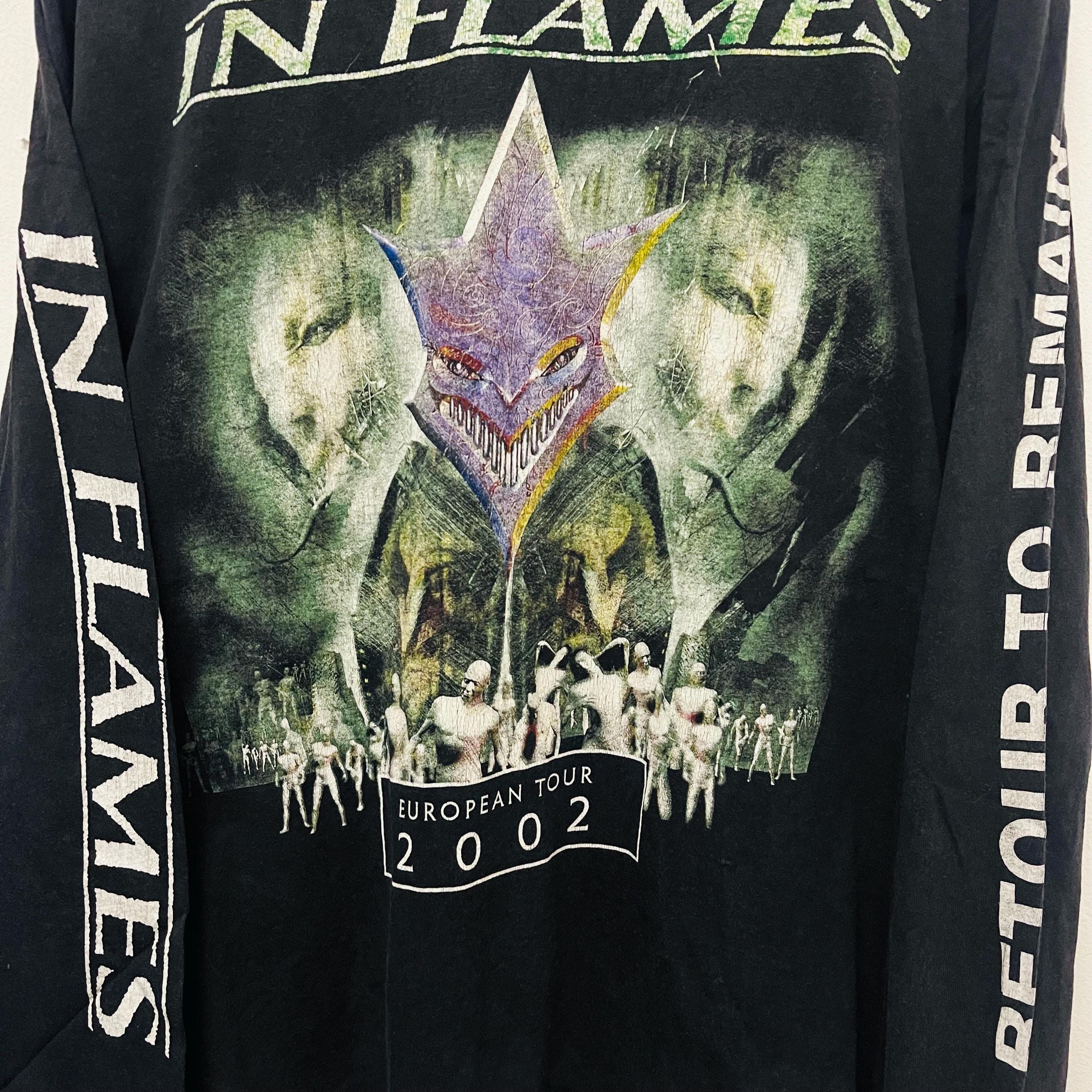 Vintage 00s in Flames Band : Retour to Remain 2002 T-shirt