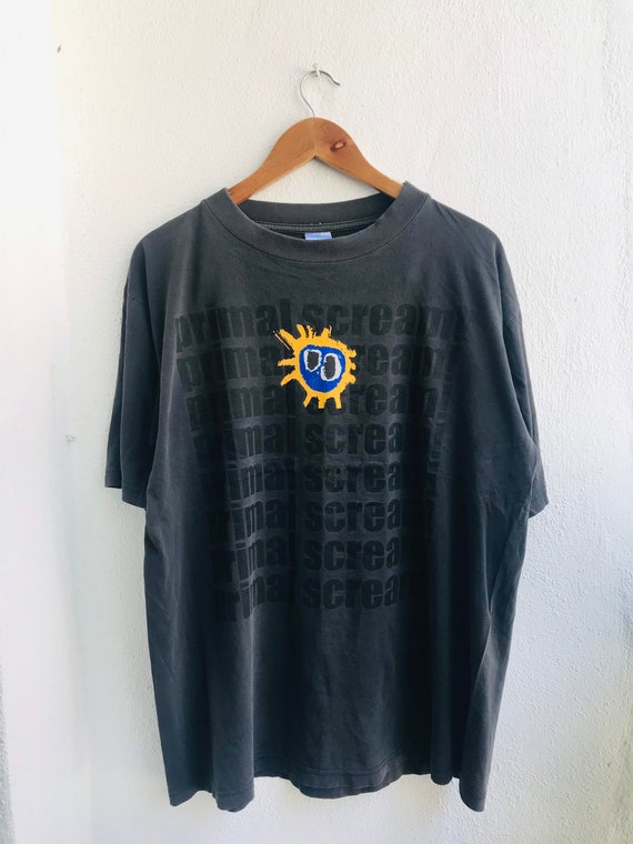 vintage primal scream t shirt
