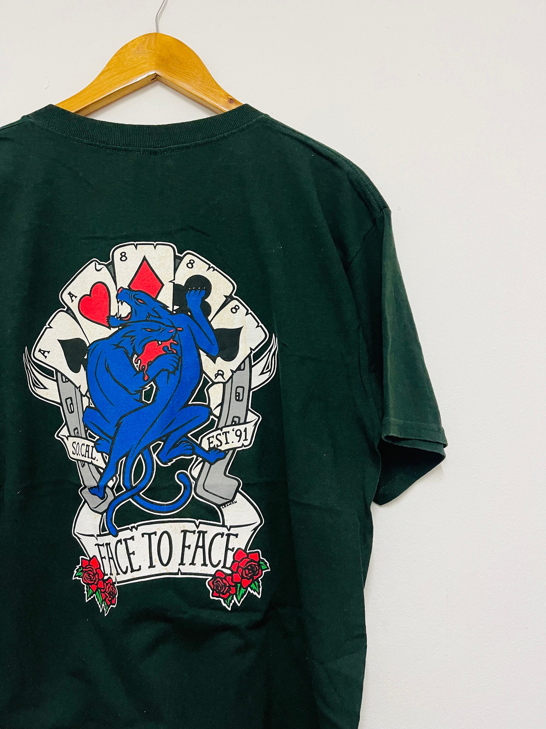 Vintage 90s Face to Face Punk Rock Music T-shirt / Skate Punk