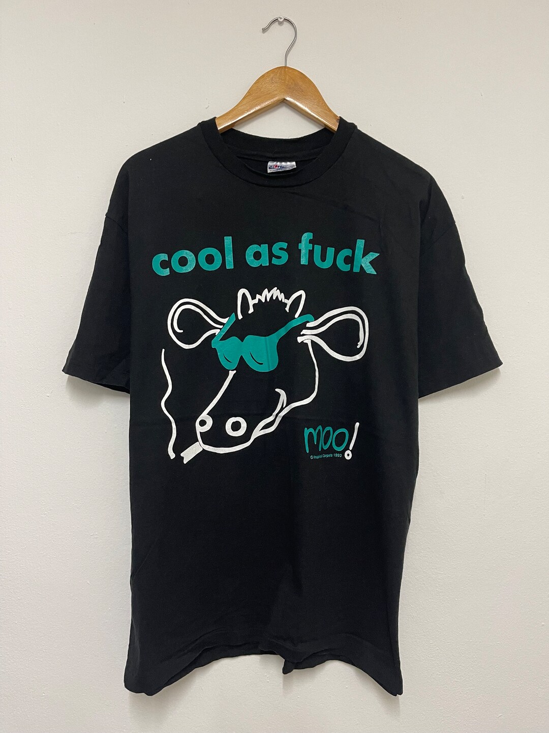 ELECTRIC COTTAGE FUCK Tee Lサイズ 90s Vintage 90s Inspiral Carpets “cool as Fuck 1993 Signatured T-shirt
