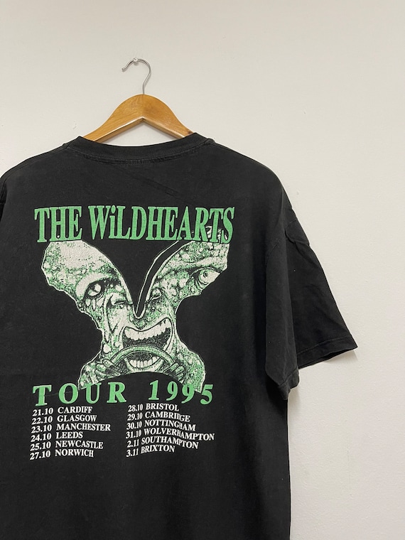 WILD HEARTS 90sヴィンテージtシャツ Vintage 90s The Wildhearts Rock Band Tee Rare T Shirt Size