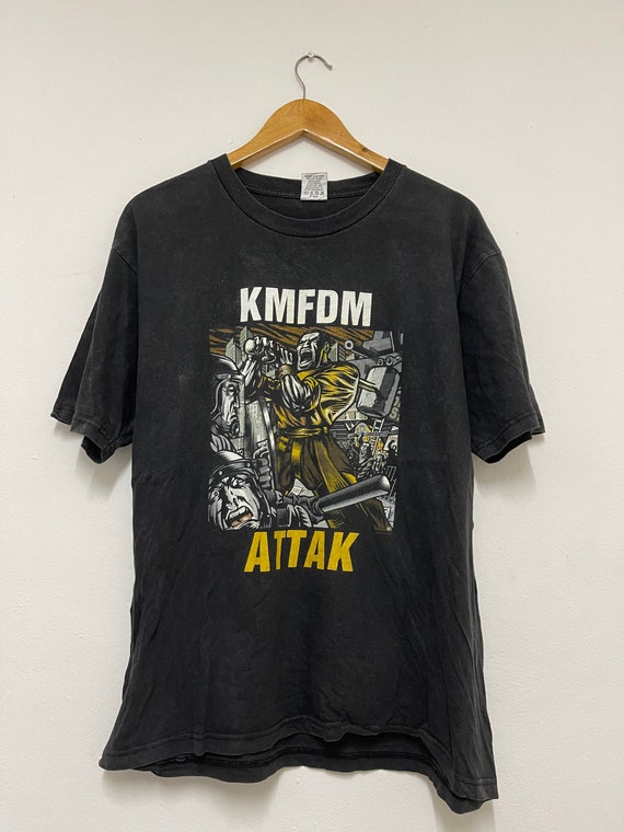 Vintage Y2K KMFDM Band “ Attak 2002 Industrial Met