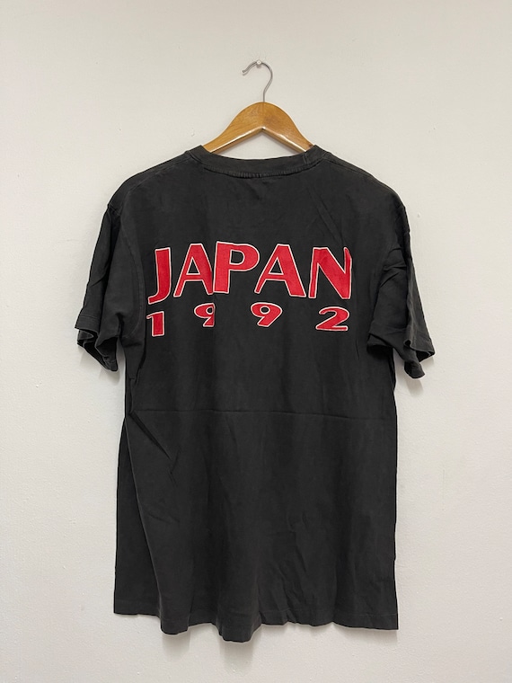 トップス 90s Stray Cats Baseball Shirt Vintage RARE Squeeze Stray Cats Parking Lot Bootleg T Shirt