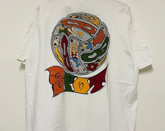 Vintage 90s Spot Clothing 1992 T-Shirt / Modern Streetwear / Streetwear / Skate Surf / Skateboarding / White / XL