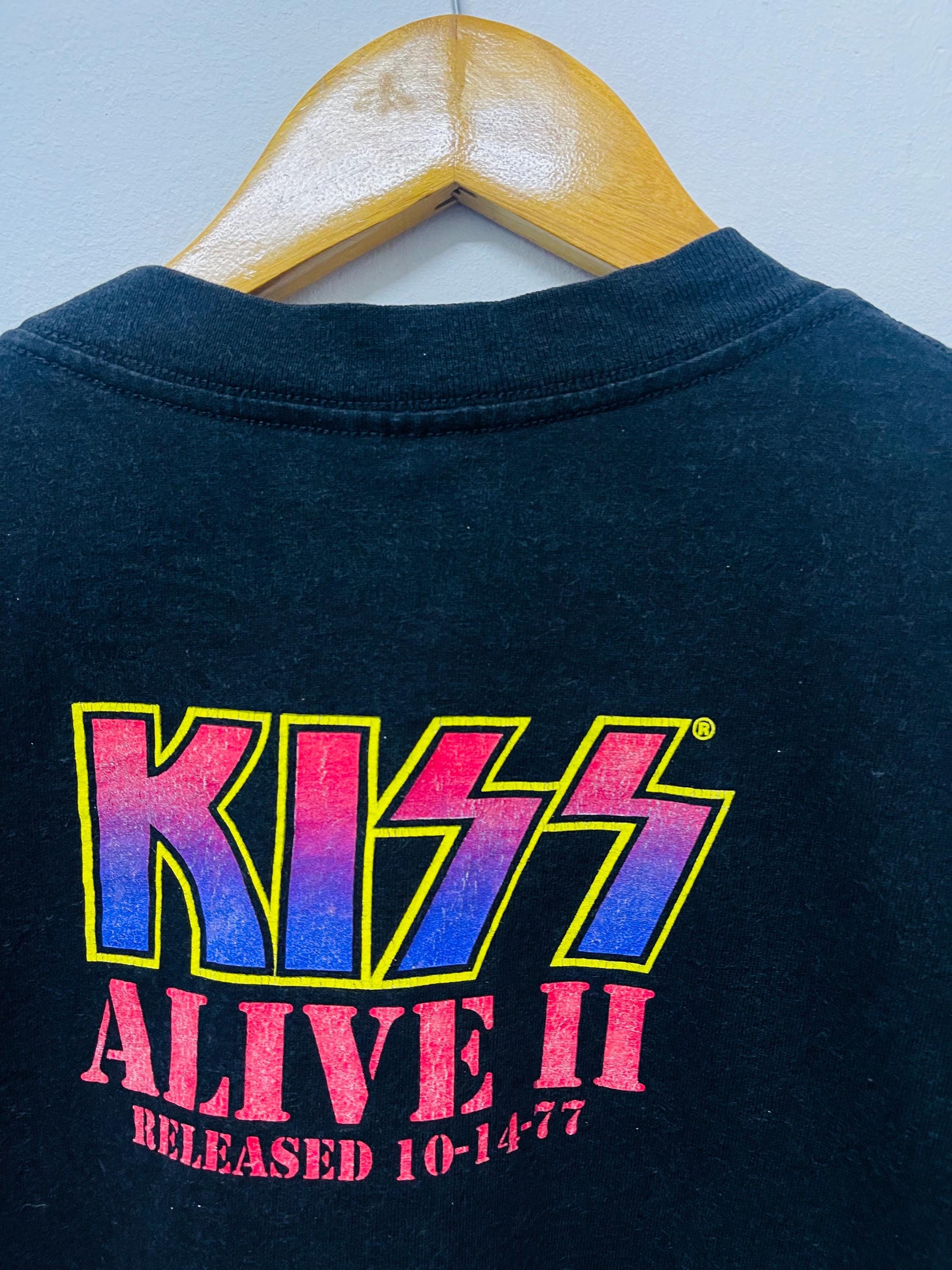 Vintage Y2K Kiss Band : Alive II T-shirt / Heavy Metal / Hard Rock