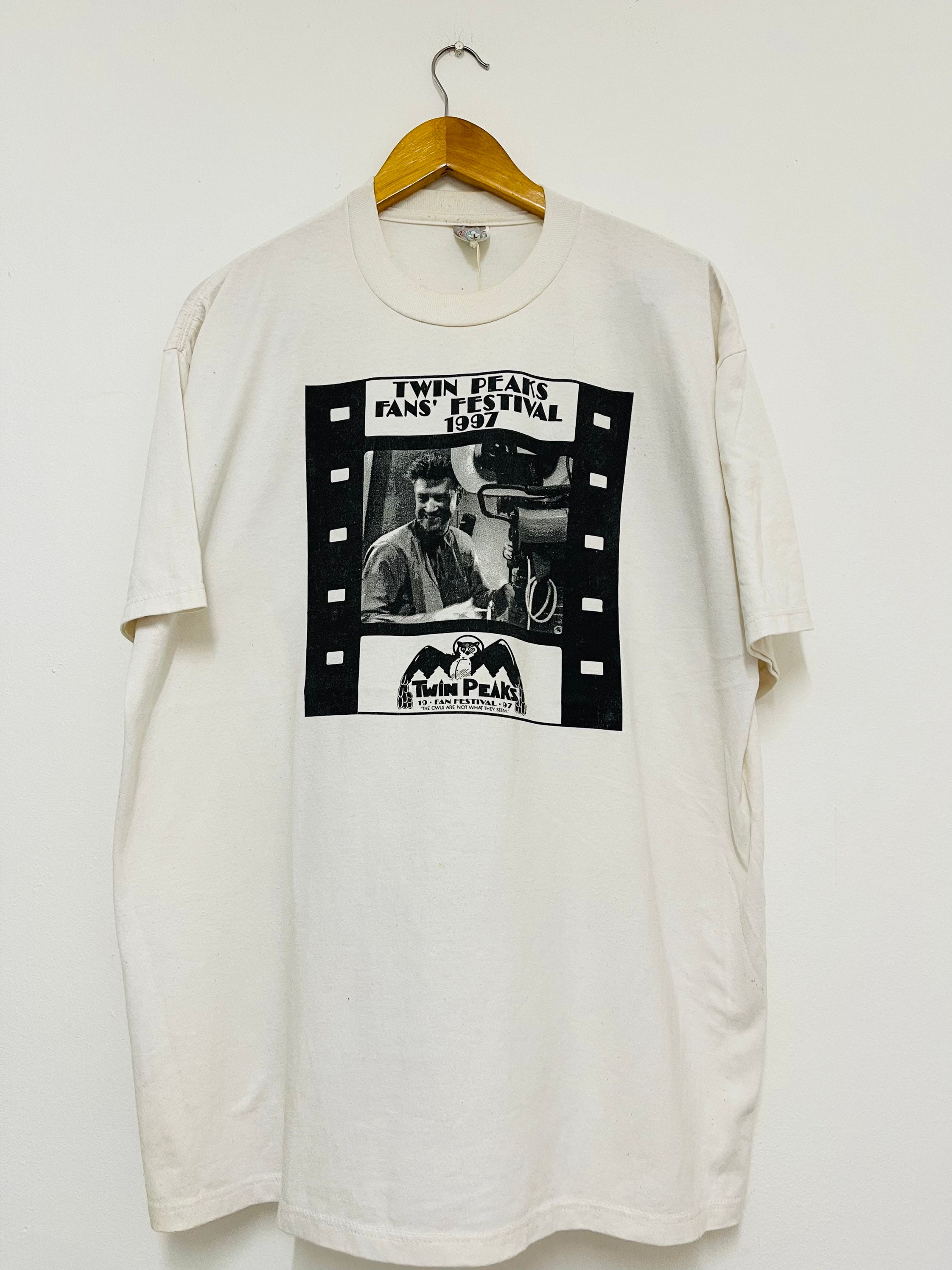 90sビンテージ ツインピークス 映画Tシャツ デイビッドリンチ 激レアTシャツ】ツインピークス Tシャツ デビット・リンチ