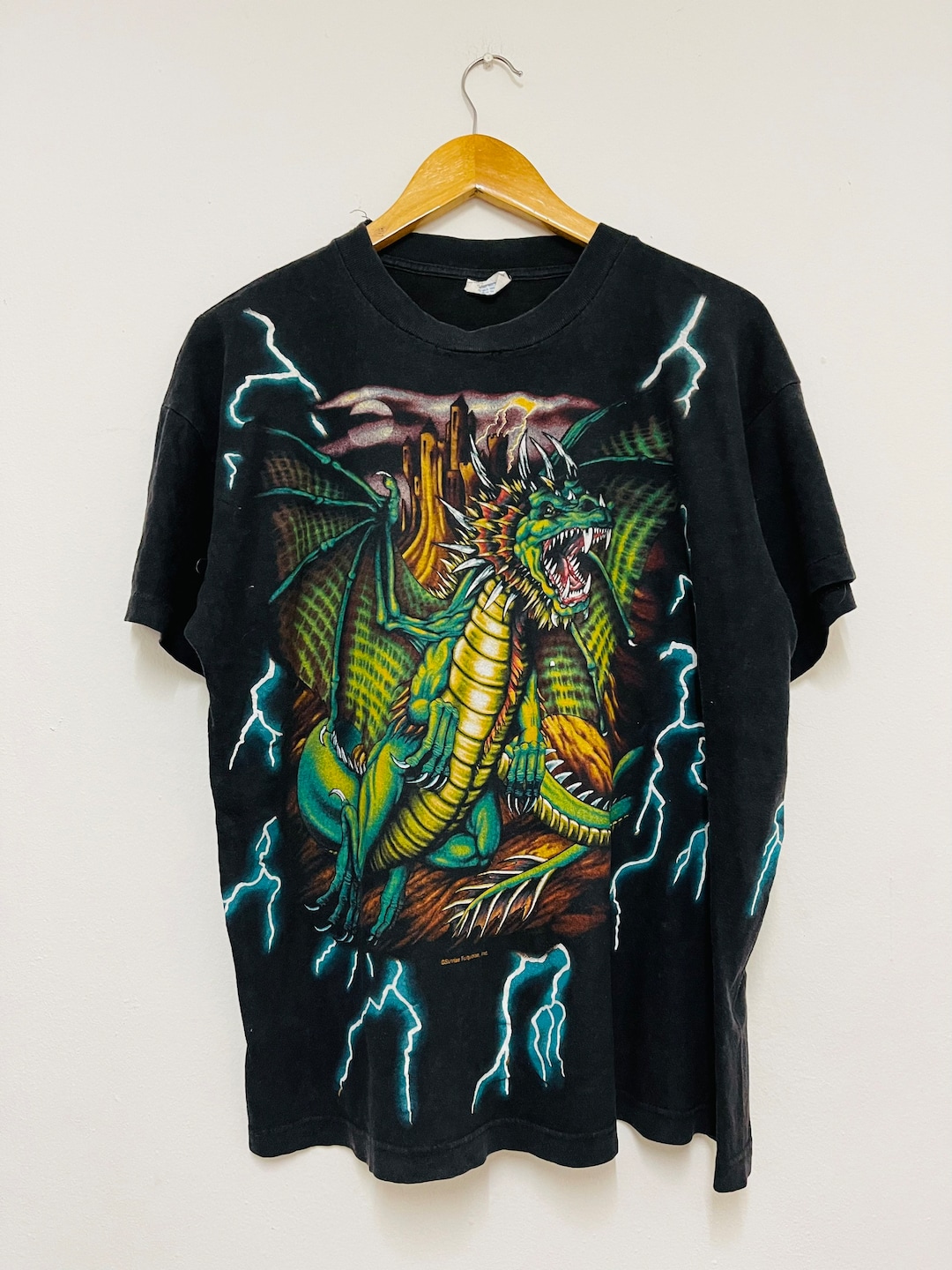 Vintage 90's American Thunder “ Dragon Artworks T-shirt