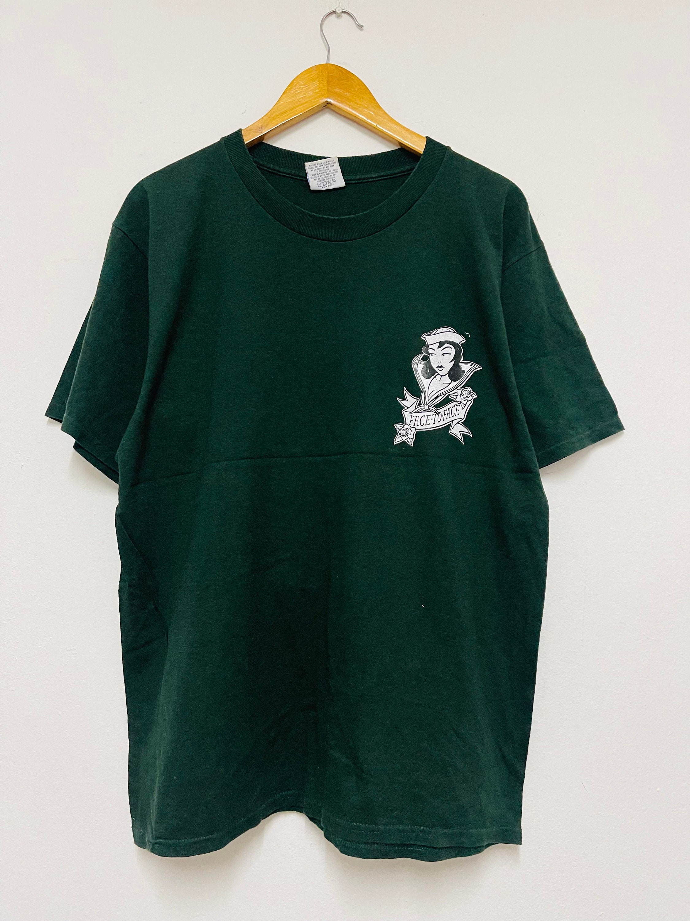 Vintage 90s Face to Face Punk Rock Music T-shirt / Skate Punk