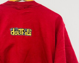 Vintage 90s Dogpile Skateboarding 1996 : Made by Slave Labor T