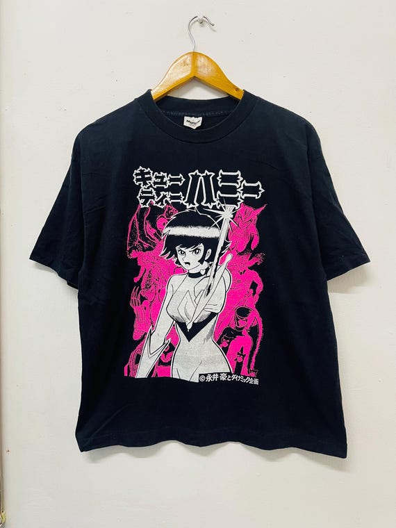 Vintage 90s Cutie Honey : Go Nagai Devilman T-shirt / Artwork 