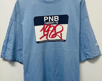 Vintage PNB Nation T-Shirt : Y2K NYC Graffiti Tee (2XL)