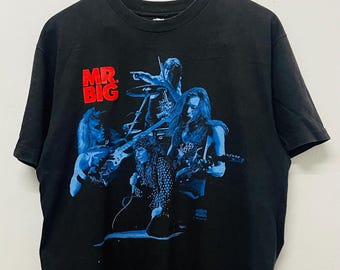 MR. BIG バンドTシャツ Bump ahead tour1993 Vintage Mr Big Bump Ahead Concert Tour 1993 T Shirt Large
