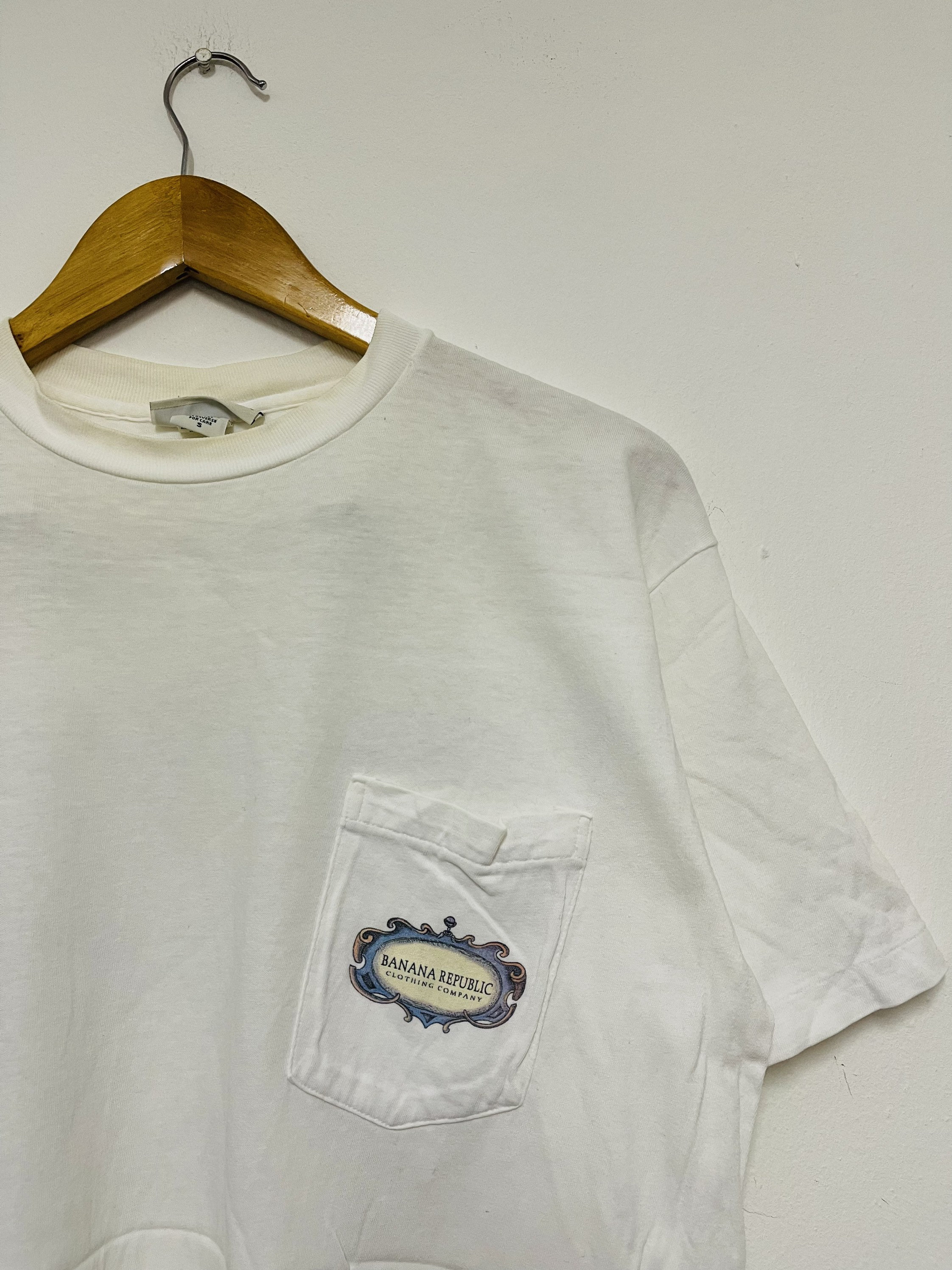 Vintage 90s Banana Republic World Map T-shirt - Size S White - Etsy