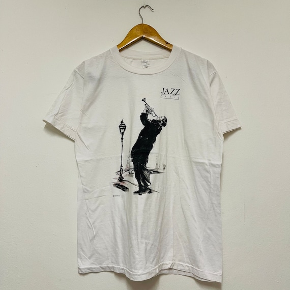 90s JAZZ George Duke... ジャズ　アートTシャツ 90s JAZZ George Duke ジャズ アートTシャツ