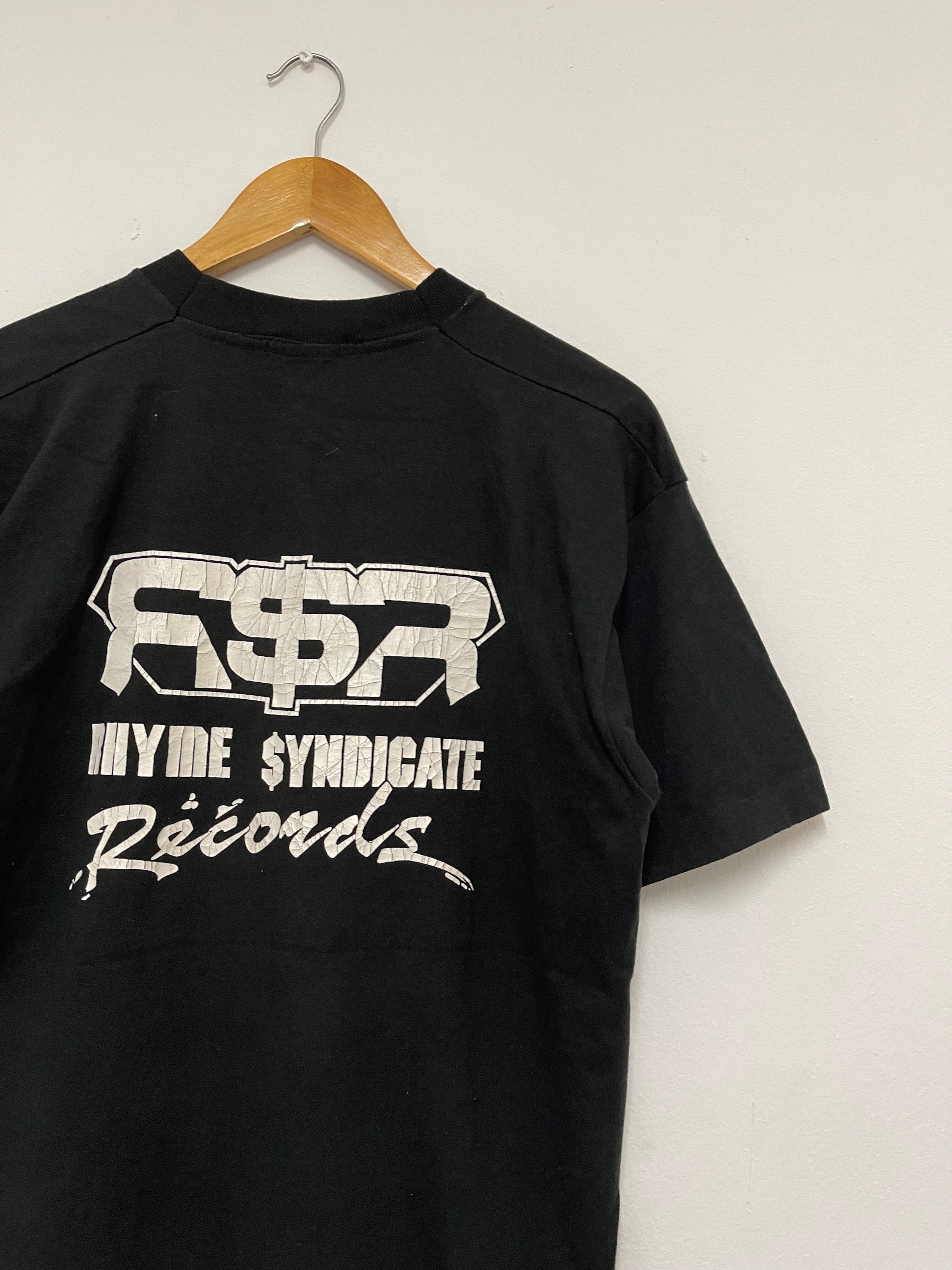 90s vintage Tシャツ 古着 90年代 DOCKERS プリントTシャツ USA製 メンズL