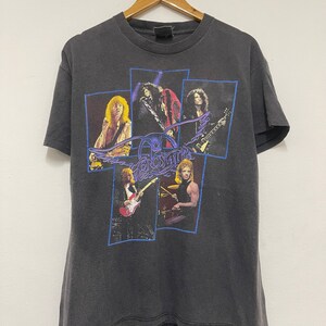 Vintage 90er Jahre Pump Tour 1990 Rock T-Shirt / Heavy Metal / Hardrock / Tour / Konzert / Streetwear / Schwarz / L