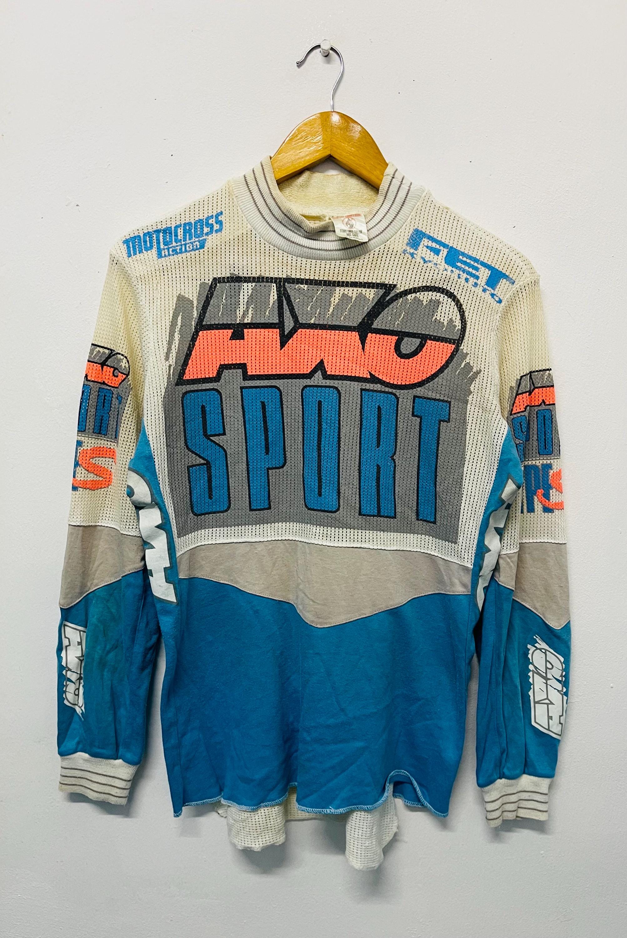ヴィンテージ90年代 Axo Sport レーシングTシャツ：モトクロス長袖 M 