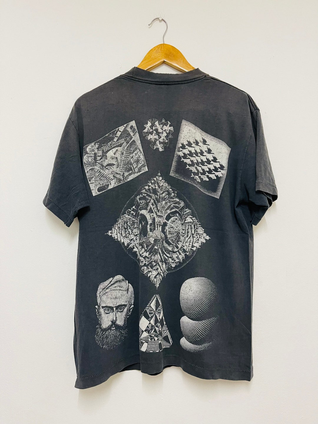 Large 1991 MC Escher Art T-shirt
