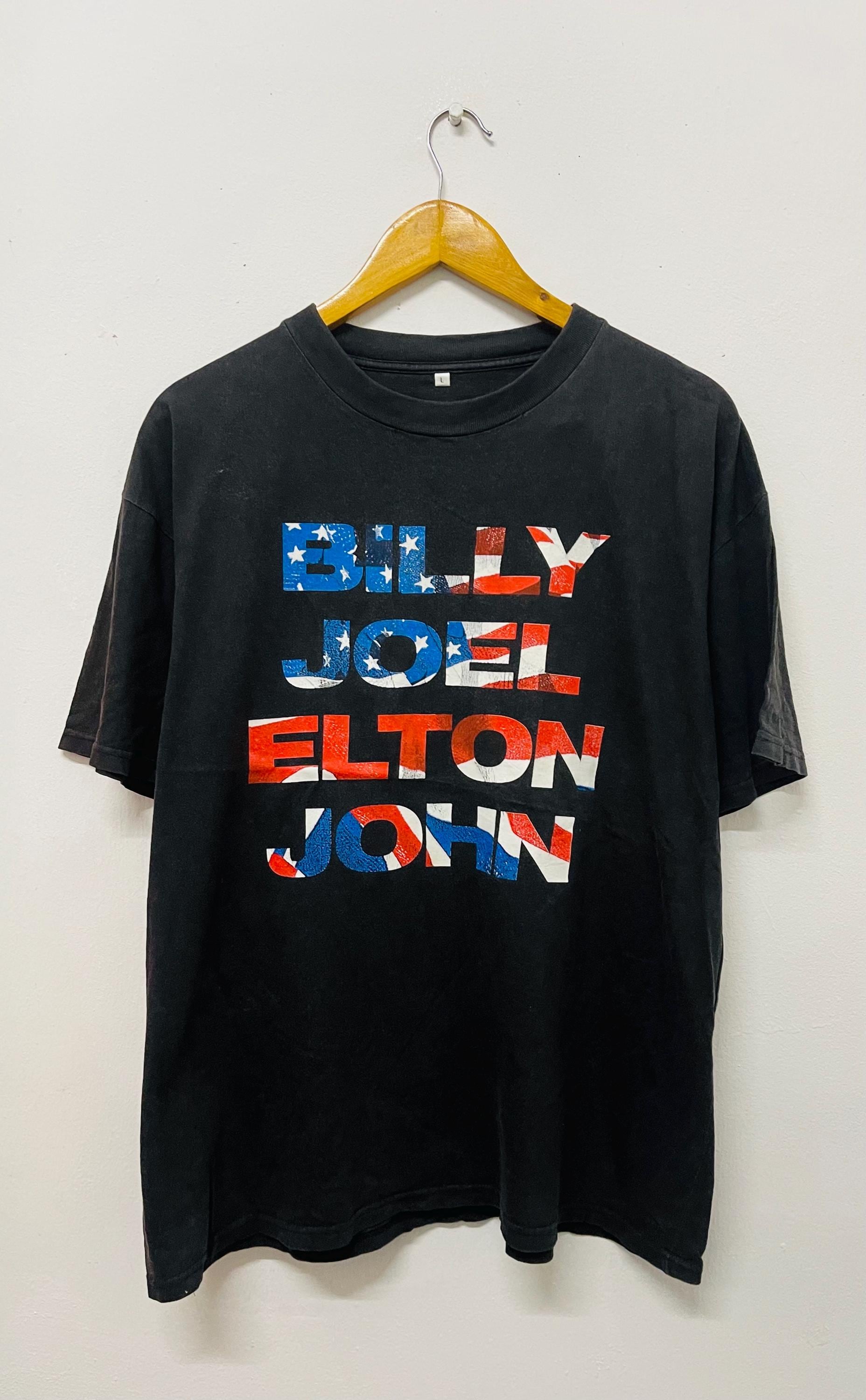 ヴィンテージ1998 Billy Joel Elton John ツアーTシャツ Vintage 90s Elton John and Billy Joel : Summer 1998 Music T-shirt