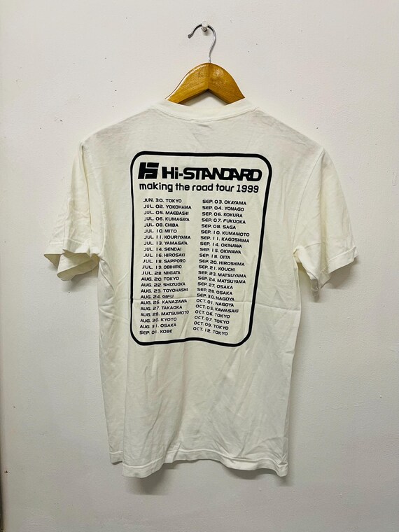 Vintage 90s Hi-standard : Making the Road Tour 1999 Band T-shirt