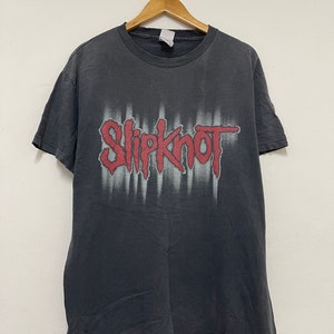 Vintage Y2K Slipknot 2001 Nu Metal Music Band T-Shirt / Alternative Metal / Rap Metal / Tour / Streetwear / Black / L