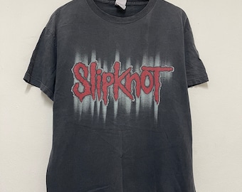 Vintage Y2K Slipknot 2001 Nu Metal Music Band T-Shirt / Alternative Metal / Rap Metal / Tour / Streetwear / Black / L