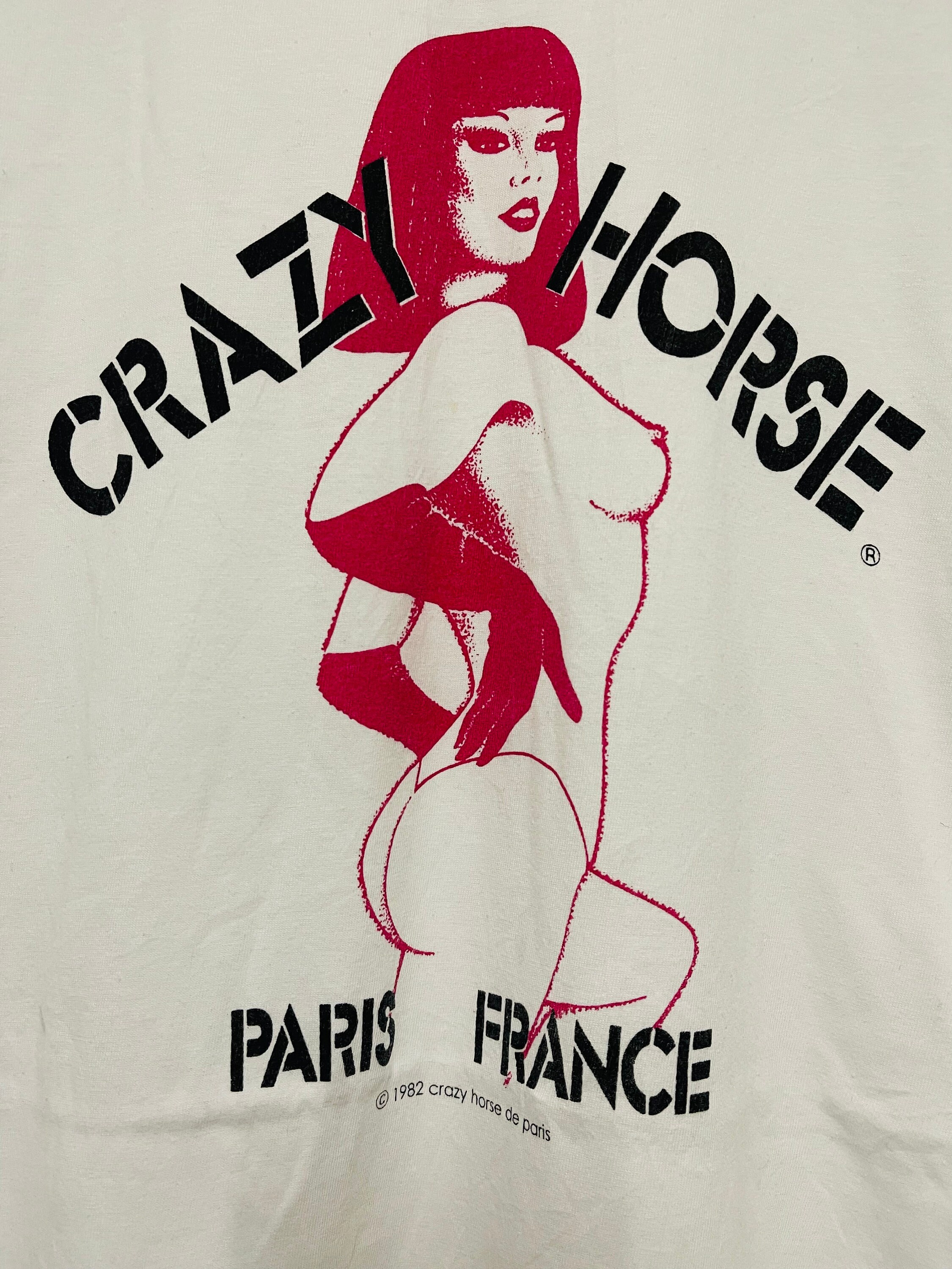 Vintage 80s Crazy Horse De Paris T-shirt / Dance / Theatre 