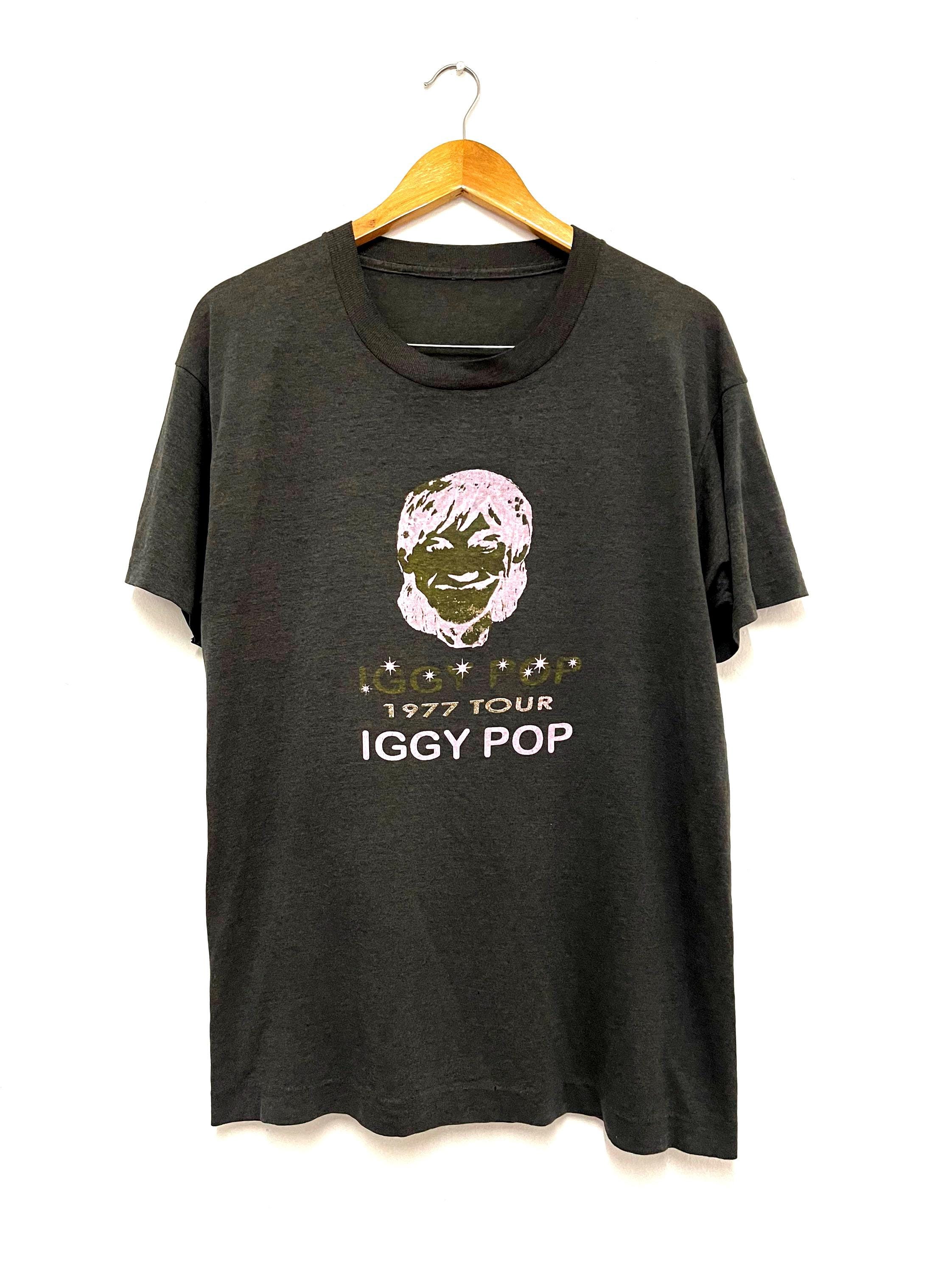 Vintage 70s Iggy Pop 1977 Tour Punk T-shirt / Punk Rock / 70s