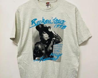 Vintage 90s Kenji Sawada Japanese Glam Rock Singer Concert T Shirt