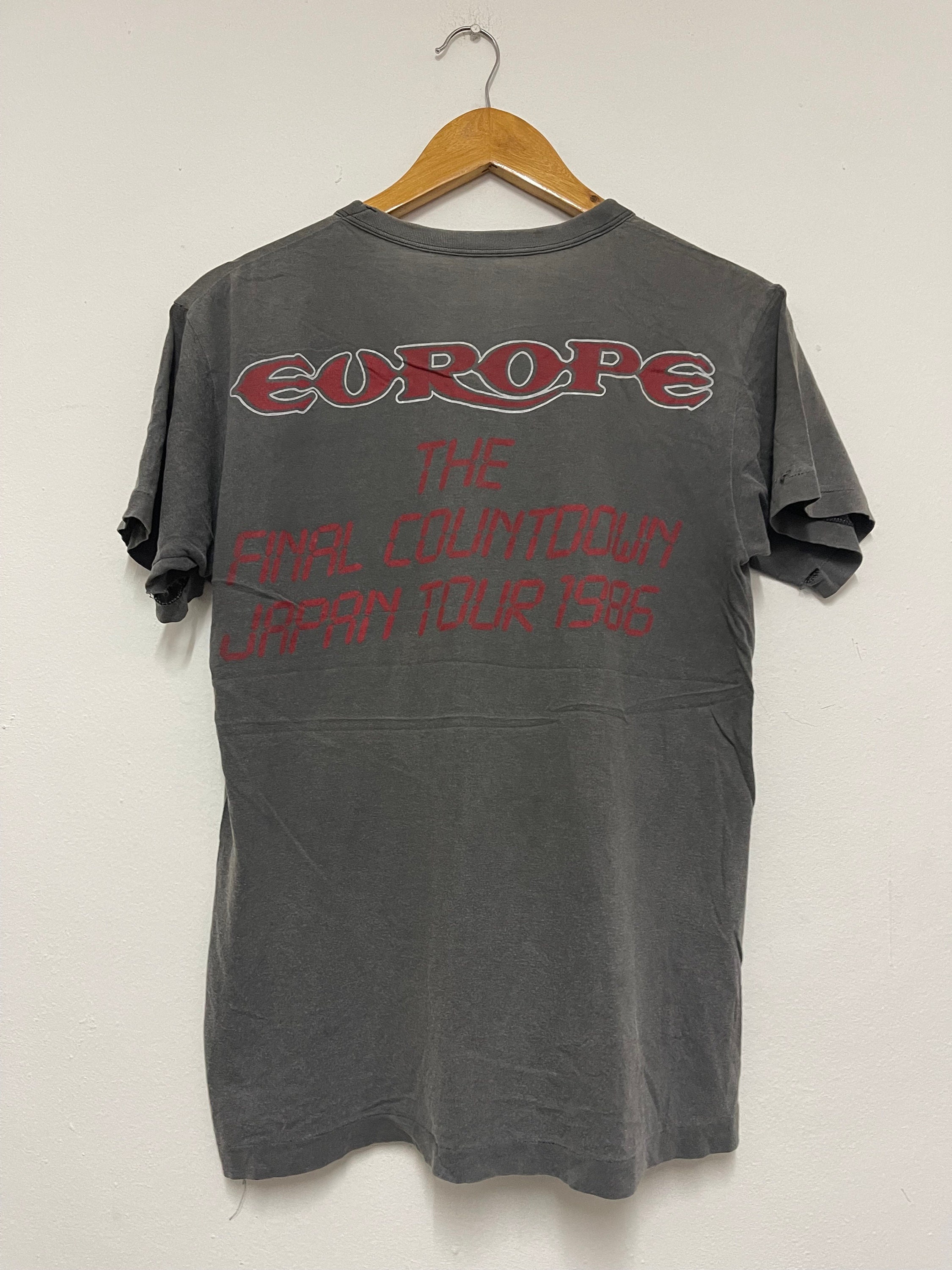 【vintage】80s EUROPE バンドTシャツ　鬼フェード　スペシャル vintage】80s EUROPE バンドTシャツ 鬼フェード スペシャル