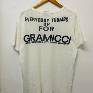 Vintage 00s Gramicci x Denim Dungaree Clothing Company T-Shirt / Streetwear / Camping / Street Fashion / Designer / Outdoor / Hiking / L