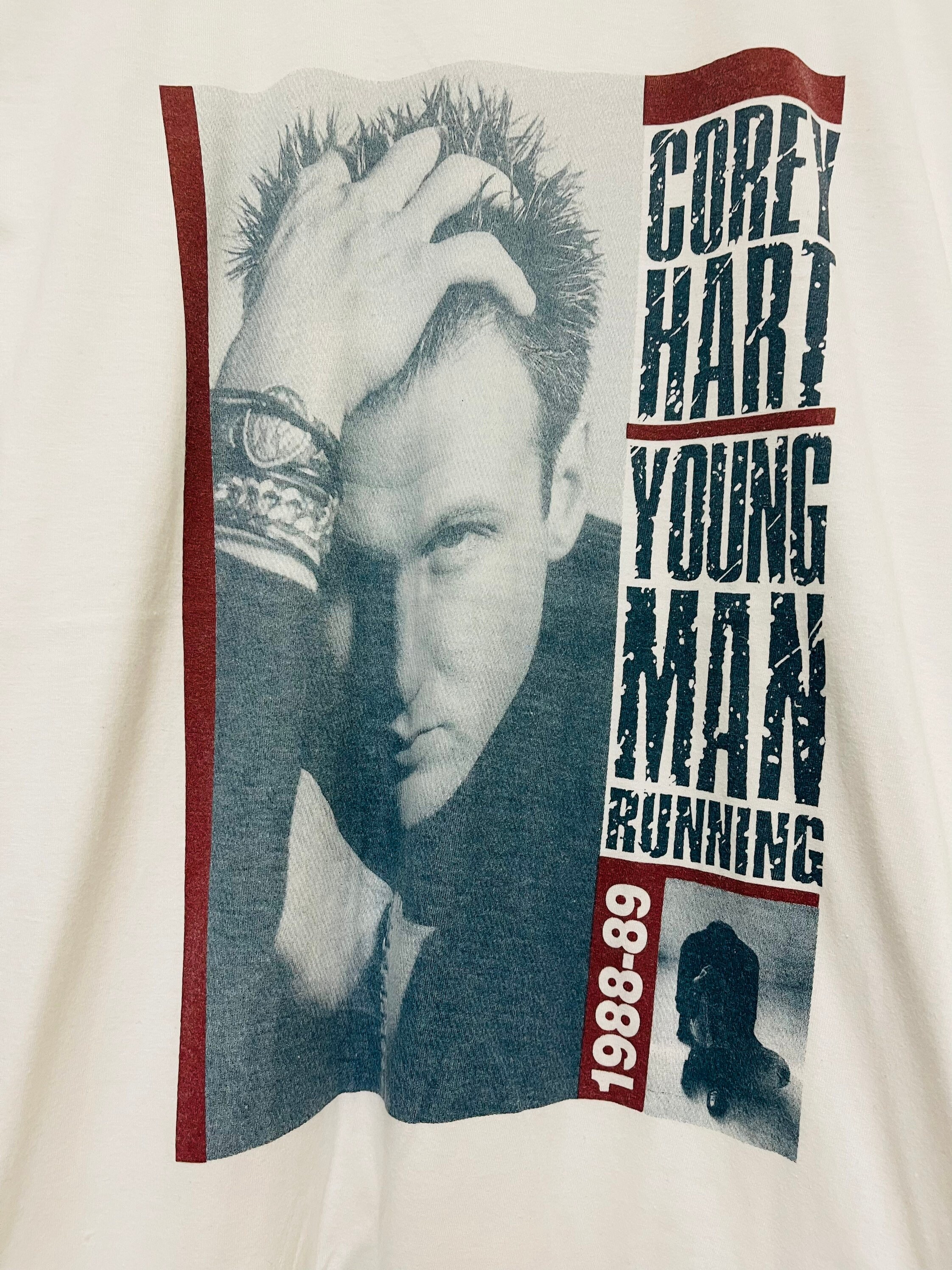 ヴィンテージ 80年代 Corey Hart “ Young Man Running 1989 Tシャツ 