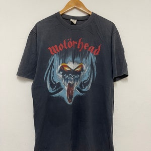 Vintage 80s Motorhead “ Rock N Roll 1987 T-Shirt / Rock Tee / Tour Tee / Concerts Tee / Heavy Metal / Streetwear / Black / L
