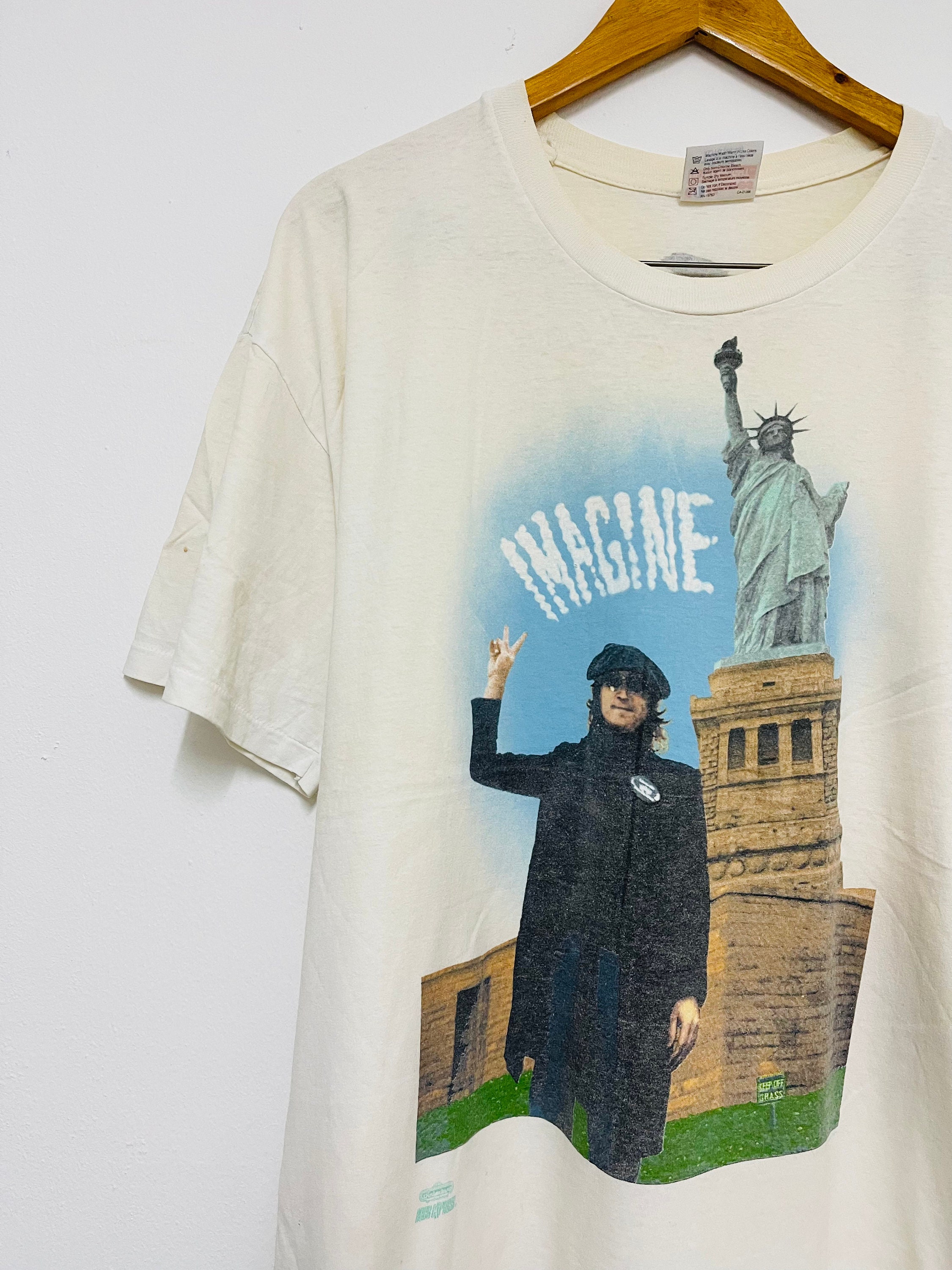 80s 90s ジョン・レノン IMAGINE ヴィンテージTシャツ M