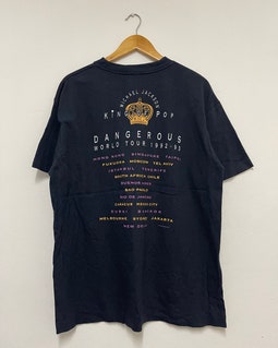 Vintage 90s Micheal Jackson “ Dangerous Tour 1992 Pop Music T