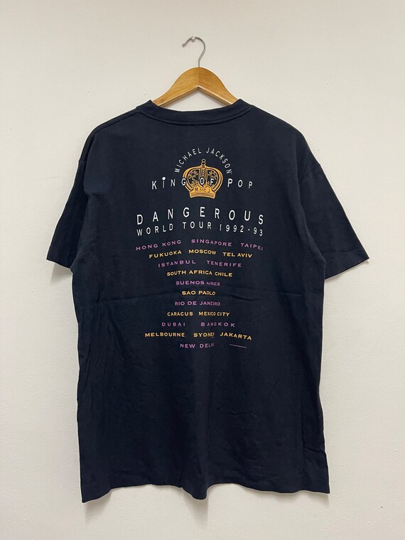 ★希少★マイケルジャクソン　1992デンジャラスツアーTシャツ ヴィンテージ 90年代 マイケル・ジャクソン 「デンジャラス