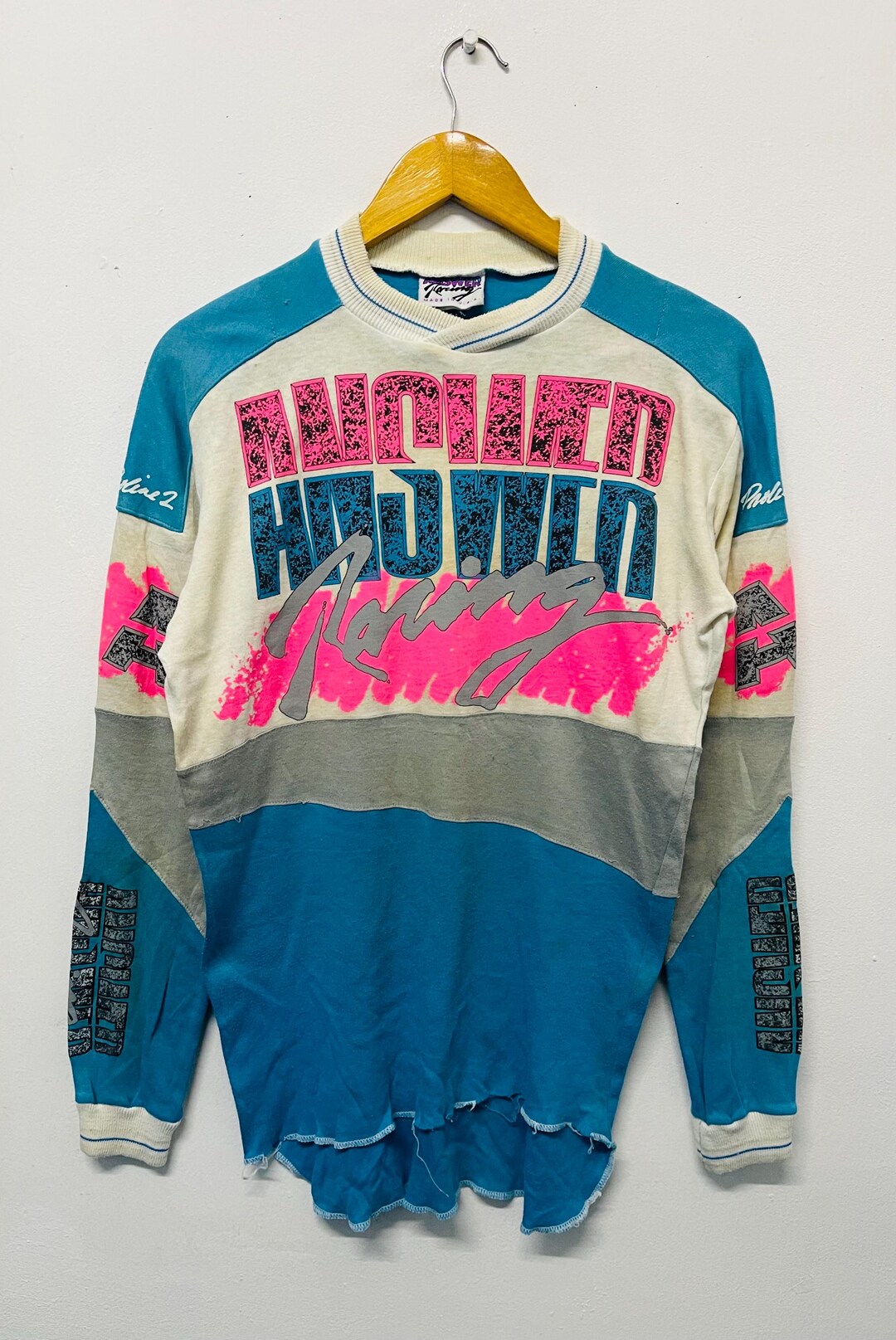 マ*ト様 90's ANSWER RACING モトクロスシャツ　L マ*ト様 90's ANSWER RACING モトクロスシャツ L Vintage 90's Answer
