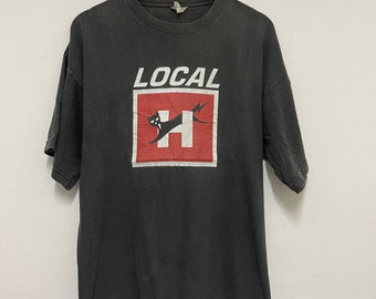 Vintage 90s Local H “ Neveready 1997 Grunge Band T-shirt / Rare