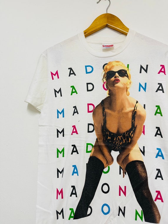 Vintage Madonna T-shirt | 1992 Girlie Show | M | White | Pop Music 