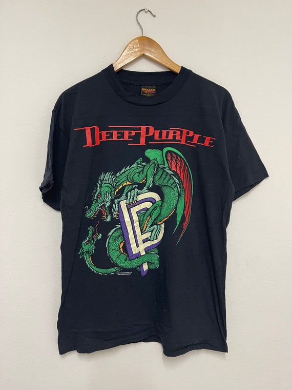 Vintage 90s Deep Purple 1993 Tour Rock Band T-shirt / Rock T-shirt 