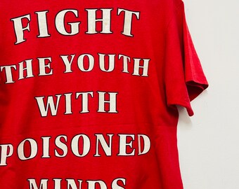 Vintage 90s Fishbone Band : Racism Sucks 1991 Funk Rock Music T