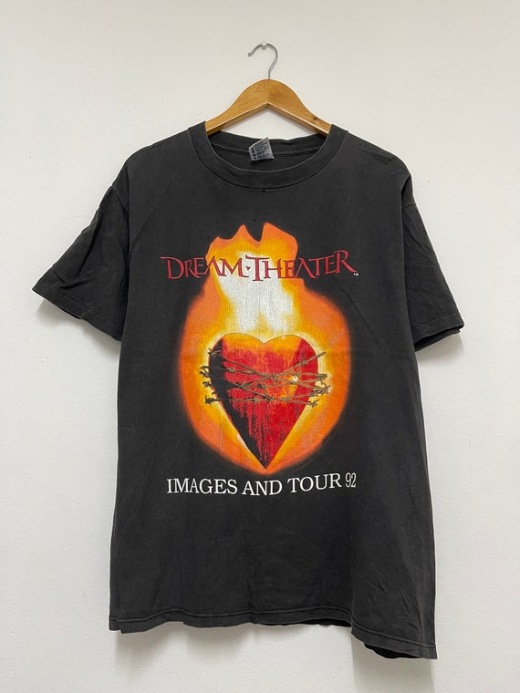 Vintage 90s Dream Theater Band “ Images and Tour 1992 T-shirt