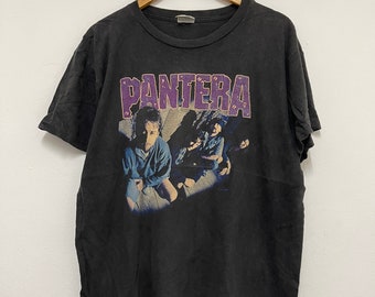 Vintage 90's Pantera White Zombie Hardcore Rock Tshirt Medium