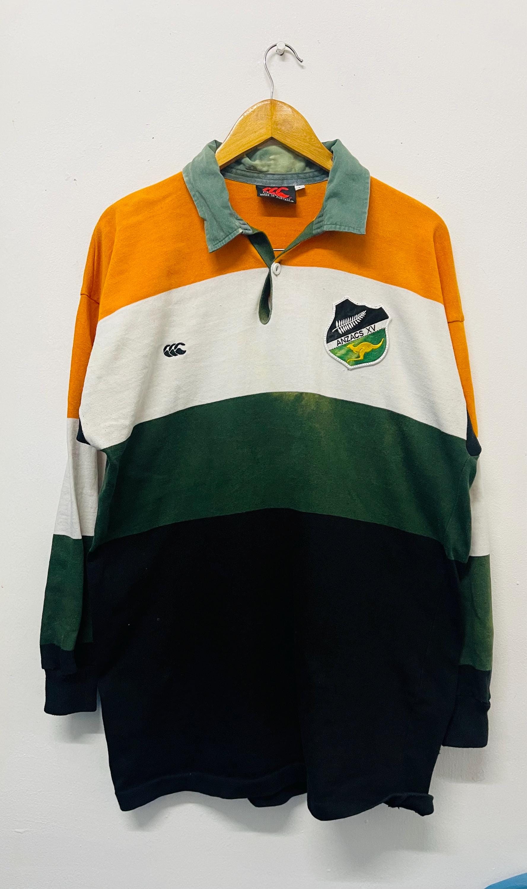 Canterbury 1989 ANZAC XV Australia Rugby Polo Shirt Large