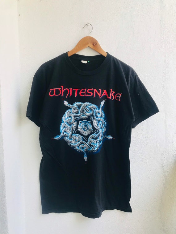 Whitesnake Xl 1990 Japan Tour 周波数帯ティーシャツ Whirledpies Com
