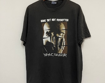 Vintage 90’s Tupac Shakur 1997 “Gone but not forgotten Rap T-Shirt / Hip Hop Music / Rap Tee / Rare / Streetwear / Black / XL